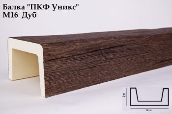 М16 Балка дуб 100х160х3000 мм