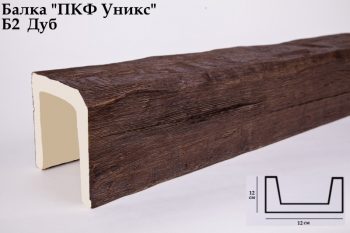 Б2 Балка дуб 120х120х3000 мм