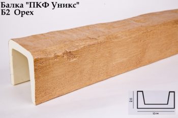 Б2 Балка орех 120*120*3000 мм