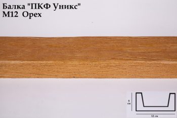 М12 Балка орех 60х120х3000 мм