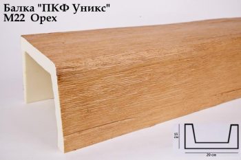 М22 Балка орех 150х200х3000 мм