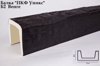 Б2 Балка венге  120х120х3000 мм.