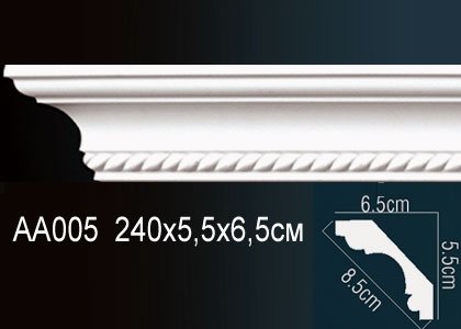 Карниз потолочный с рисунком 2,3м, AA 005 F