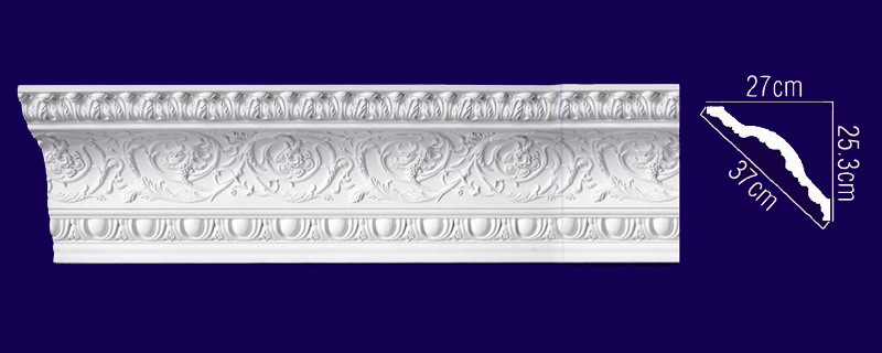 Карниз потолочный с рисунком 2,44 м, AA 122
