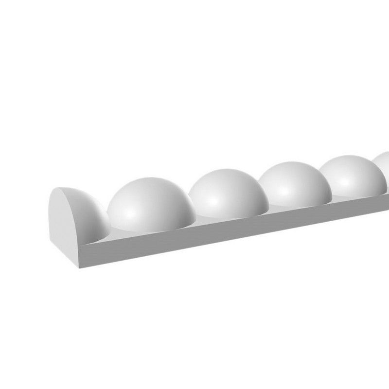 Молдинг RODECOR Рококо 04001RC (1м)