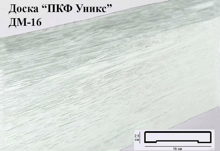 ДМ 16 Доска декоратив. под покраску 25х160х2000 мм