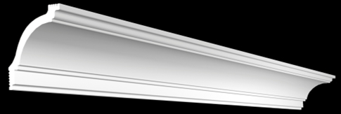 Плинтус потолочный GPX-13