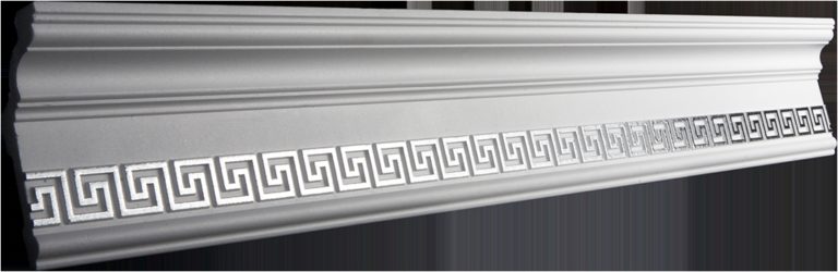 Плинтус потолочный GP-24 Silver