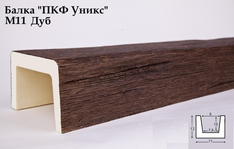 М11 Балка дуб  120х110х3000 мм