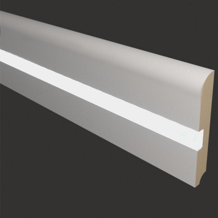 Плинтус PN 050 led  80х12х2000 мм