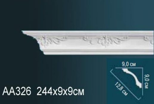 Карниз потолочный с рисунком 2,4 м, AA 326