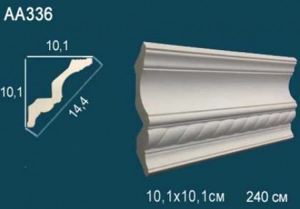 Карниз потолочный с рисунком 2,4 м, AA 336
