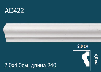 Молдинг 2,4 м, AD 422