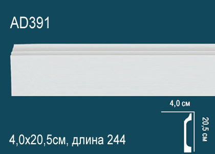 Молдинг 2,44 м, AD 391