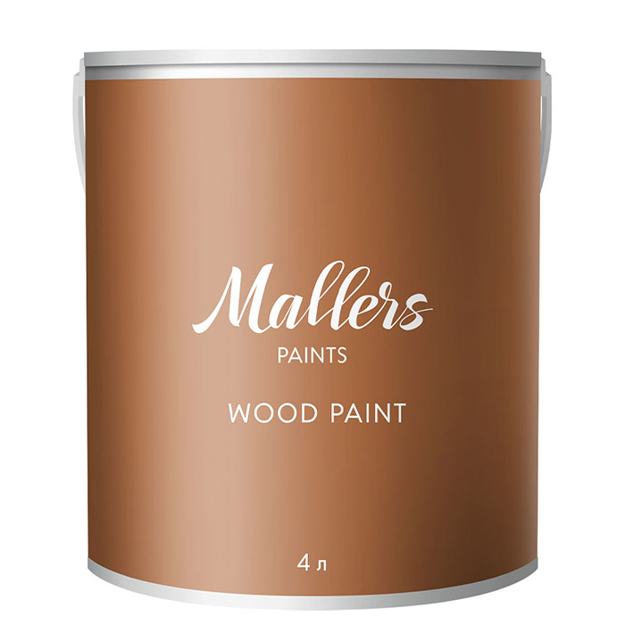 Mallers Wood Paint база С (4л) кроющая краска для дерева