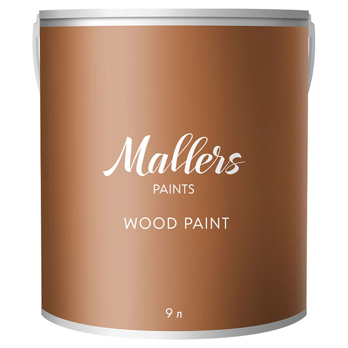 Mallers Wood Paint база С (9л) кроющая краска для дерева
