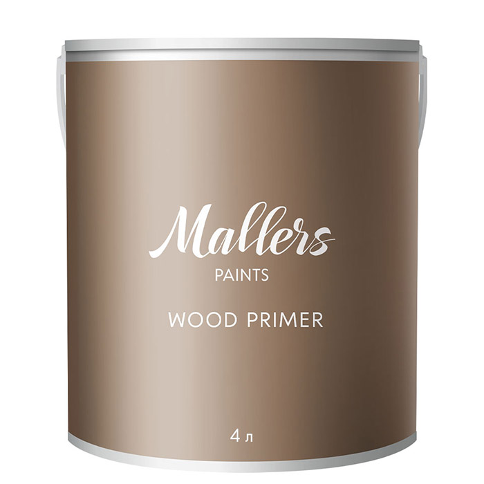Mallers Wood Primer (4л) грунтовка для дерева