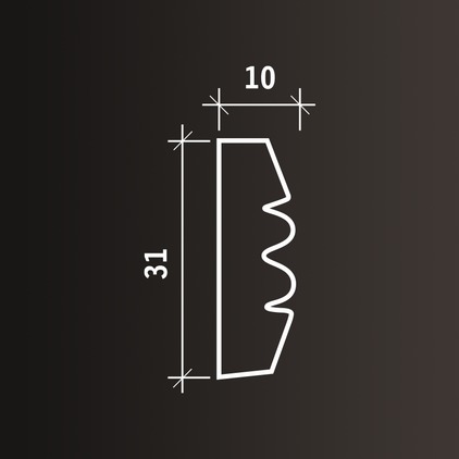 Сечение Молдинг 1.51.306  2,0 м/п