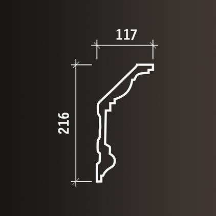 Сечение Карниз 1.50.132  2,0 м/п