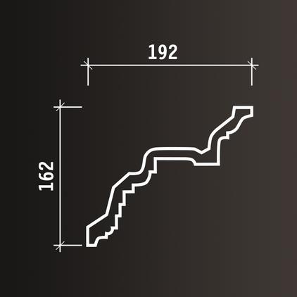 Сечение Карниз ГИБКИЙ 1.50.110   2,0 м/п