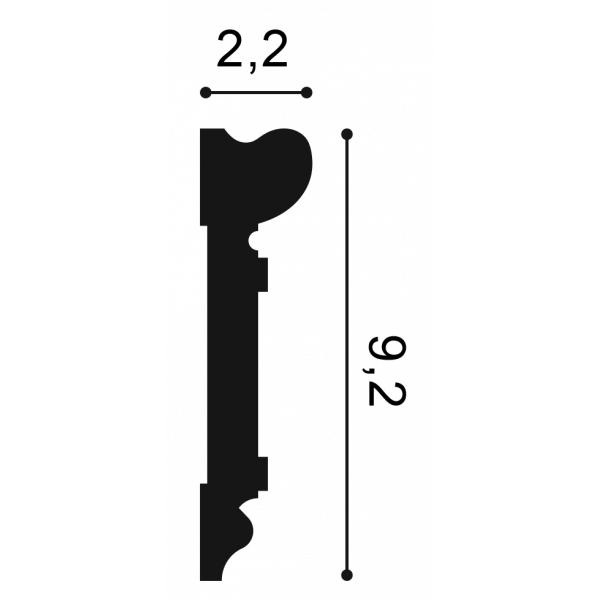 Сечение Дверной декор DX 119 (2.3м)