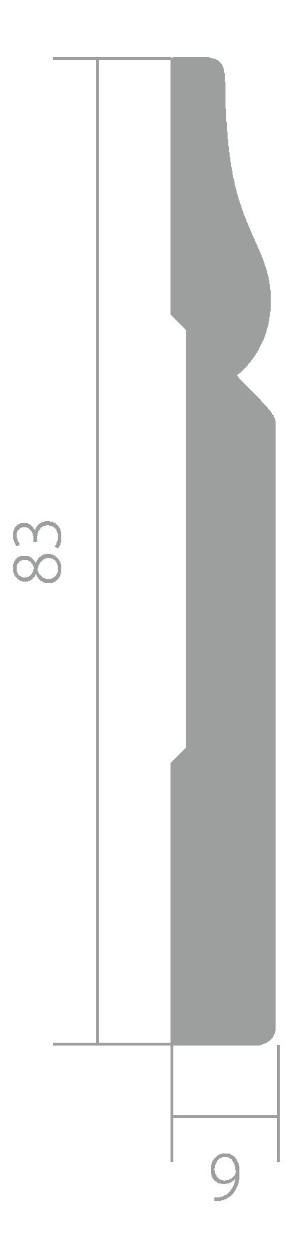 Сечение Плинтус Base 5748 (2,44 м)