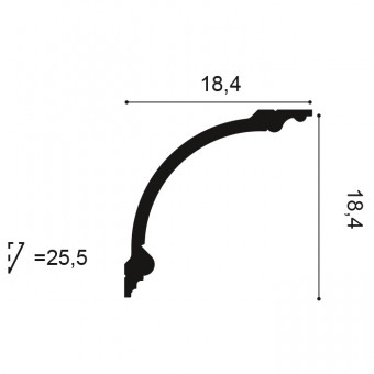 Сечение Карниз C 338