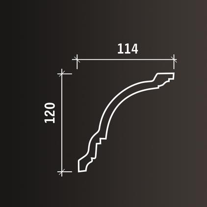 Сечение Карниз ГИБКИЙ 1.50.108   2,0 м/п