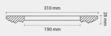 Сечение Розетка потолочная 1.56.052 выв из асс.
