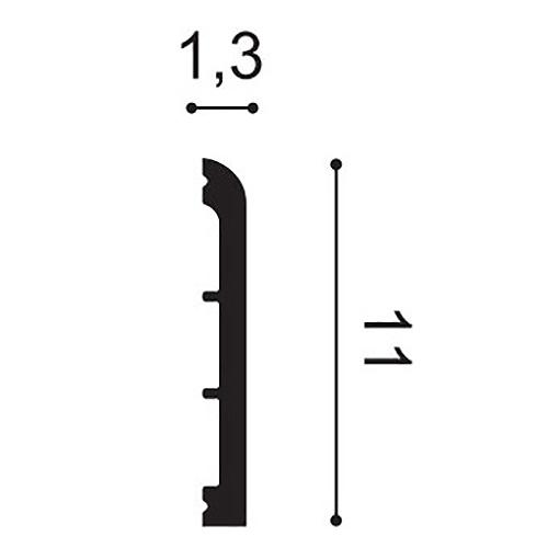 Сечение Плинтус SX 184 (2м)