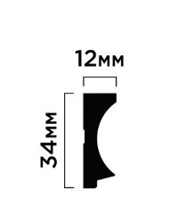 Сечение Финишный молдинг LF139A G365 2,7м