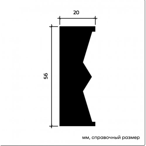 Сечение Молдинг 1.51.817  2,0 м/п